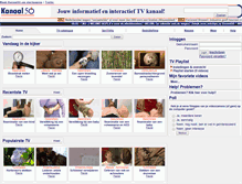 Tablet Screenshot of kanaal50.be